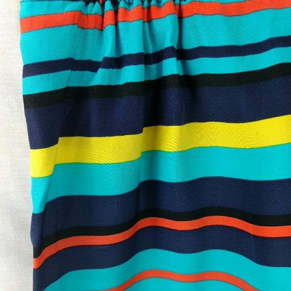 Nell Multi Colored Silk Shorts - Picture 3 of 4